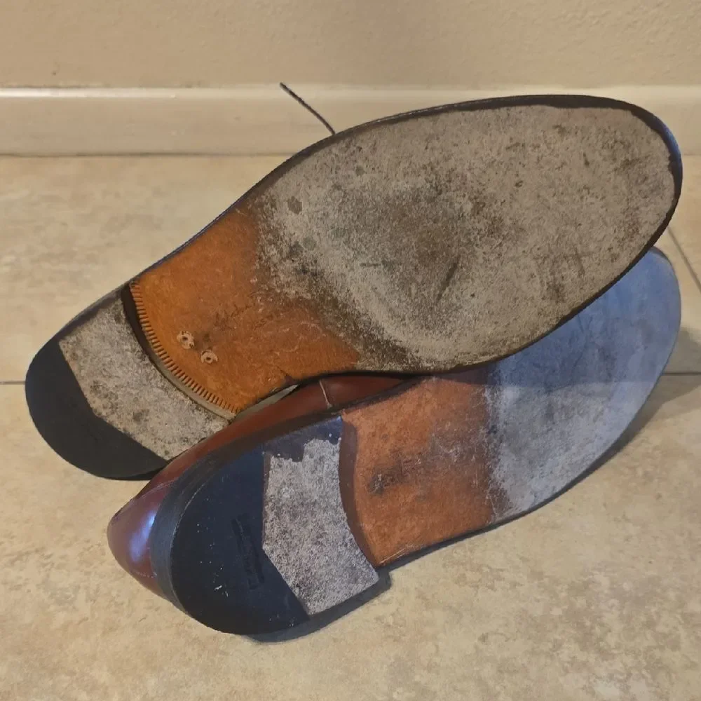 Salvatore Ferragamo Dark Brown Leather Derbys